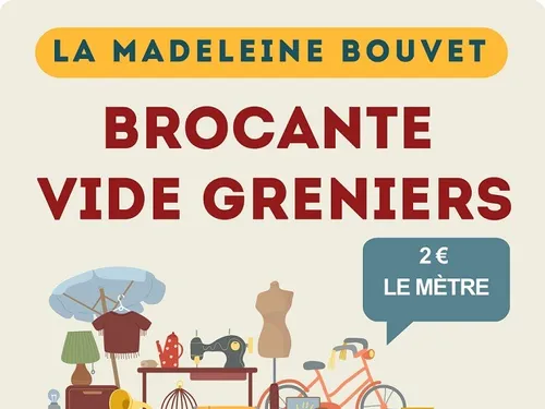 LA MADELEINE-BOUVET (61) - Brocante du comité des fêtes