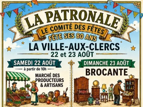 LA VILLE-AUX-CLERCS (41) - Vide-greniers de la fête patronale