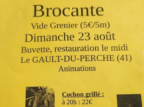 LE GAULT-DU-PERCHE (41) - Vide-greniers du comité des fêtes