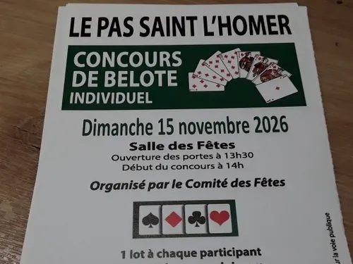LE PAS-SAINT-L'HOMER (61) - Concours de belote