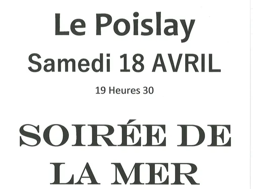 LE POISLAY (41) - Soirée de la mer du comité des fêtes