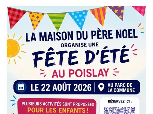 LE POISLAY (41) - Fête d'été de la Maison du Père Noël