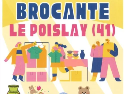 LE POISLAY (41) - Brocante du comité des fêtes