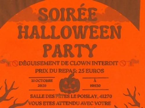 LE POISLAY (41) - Soirée Halloween du comité des fêtes