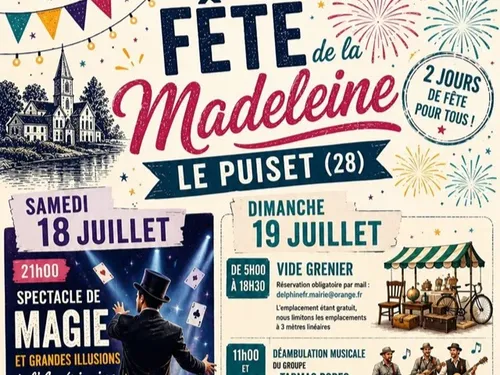 LE PUISET - Fête de la Madeleine