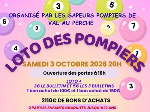 LE THEIL-SUR-HUISNE (61) - Loto des pompiers