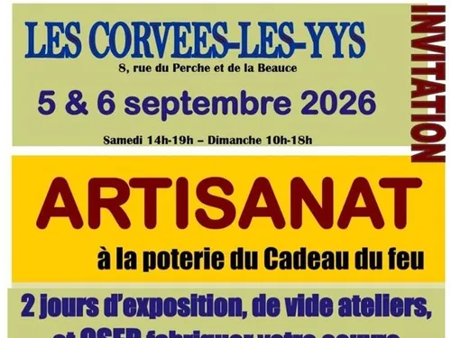 LES CORVÉES-LES-YYS - Artisanat à la poterie du Cadeau du feu