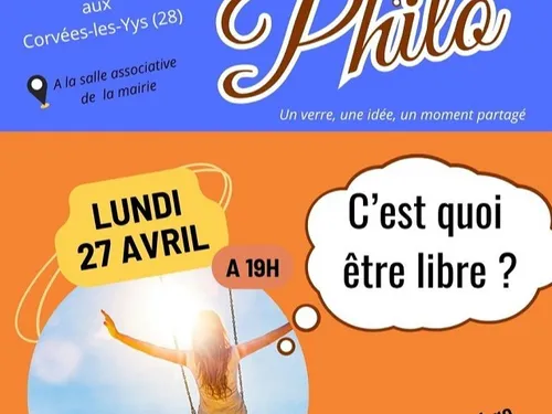 LES CORVÉES-LES-YYS - Apéro philo