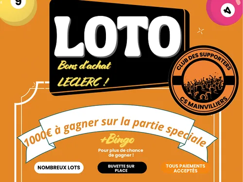 LÈVES - Loto du club des supporters du CSM Football