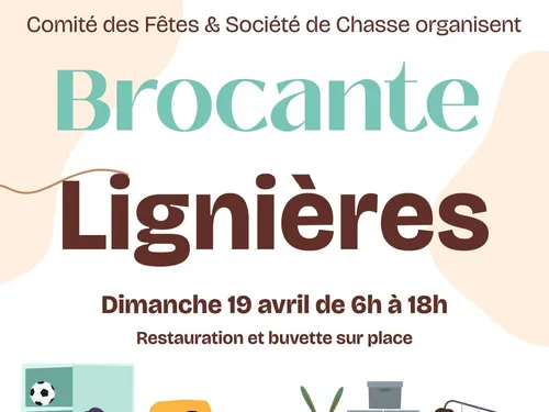 LIGNIÈRES (41) - Brocante du comité des fêtes