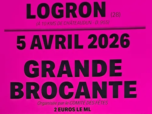 LOGRON - Brocante du comité des fêtes