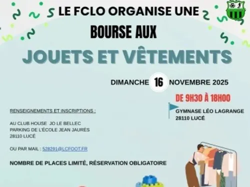 LUCÉ - Bourse aux jouets et vêtements