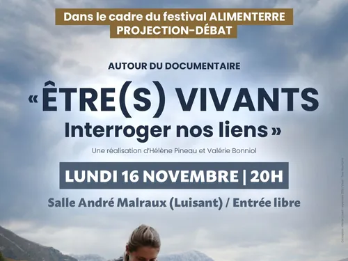 LUISANT - Festival Alimenterre : projection débat « Être(s) vivants »