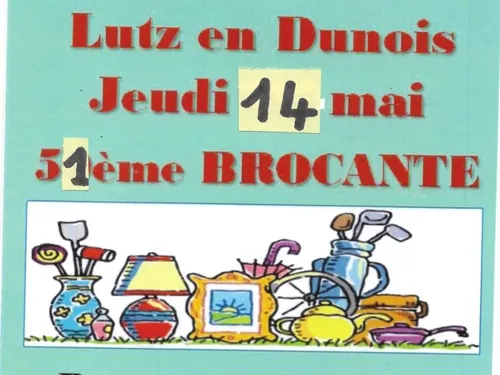LUTZ-EN-DUNOIS - 51e brocante de l'Amicale des Jeunes