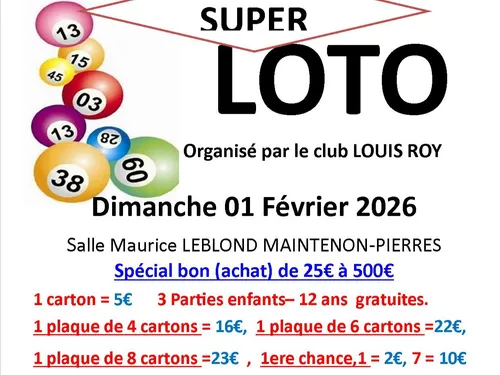 MAINTENON - Loto du Club Louis Roy