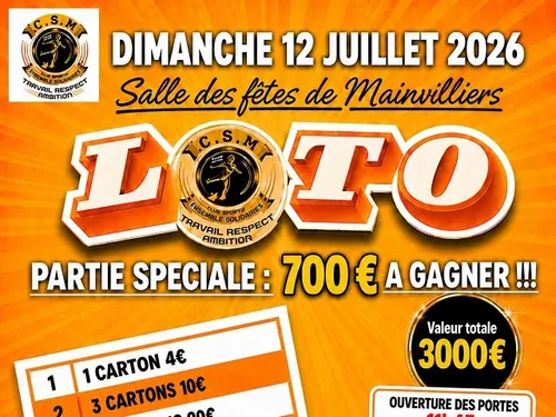 MAINVILLIERS - Loto du CSM Football