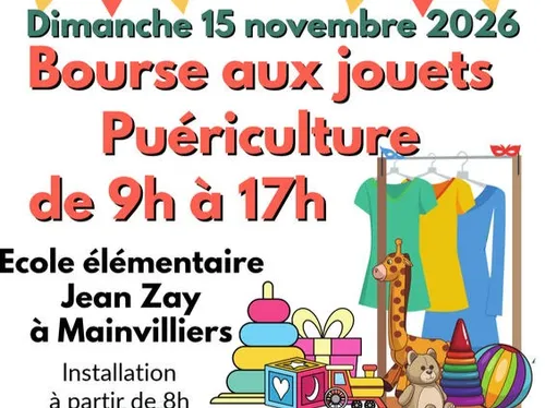 MAINVILLIERS - Bourse aux jouets et puériculture
