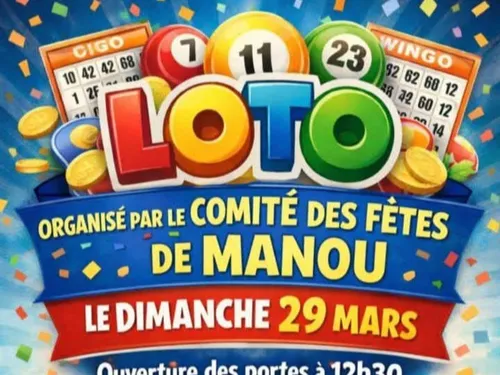 MANOU - Loto du comité des fêtes