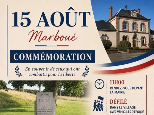 MARBOUÉ - Commémoration de la Libération