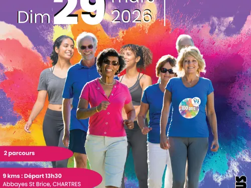 Les PEP 28 célèbrent 100 ans avec une Color’Walk à Chartres