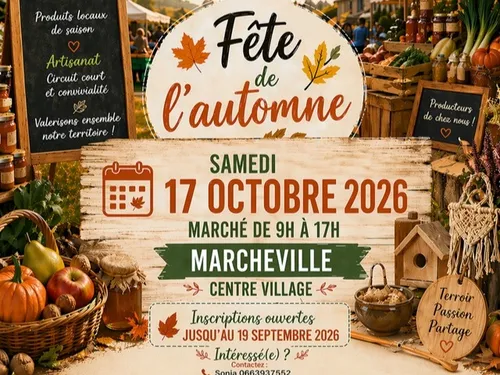 MARCHÉVILLE - Fête de l'automne : marché de producteurs locaux