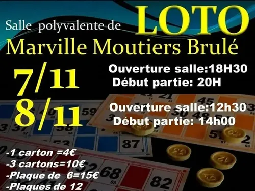 MARVILLE-MOUTIERS-BRÛLÉ - Loto du Team LJ Moto