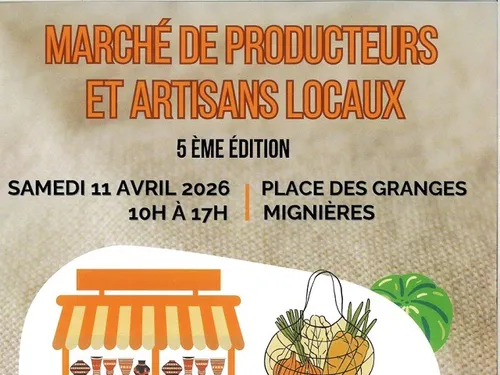 MIGNIÈRES - Marché de producteurs et artisans locaux
