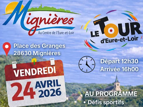 MIGNIÈRES - 2e étape du Tour d'Eure-et-Loir (Horaires de passage)
