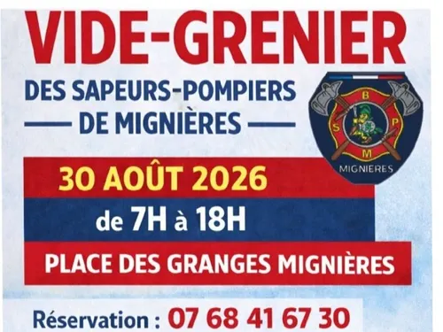 MIGNIÈRES - Bric-à-brac de l'Amicale des pompiers