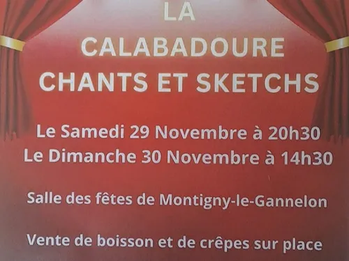 MONTIGNY-LE-GANNELON - Chants et sketchs par la Calabadoure