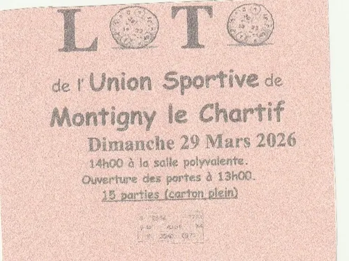 MONTIGNY-LE-CHARTIF - Loto de l'Union Sportive