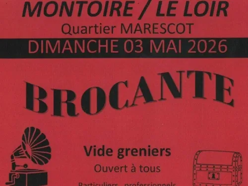 MONTOIRE-SUR-LE-LOIR (41) - Brocante
