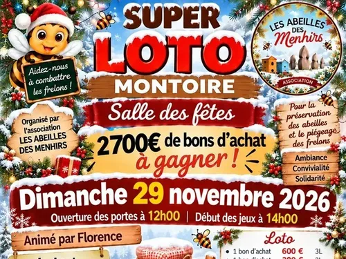 MONTOIRE-SUR-LE-LOIR (41) - Loto des Abeilles des Menhirs