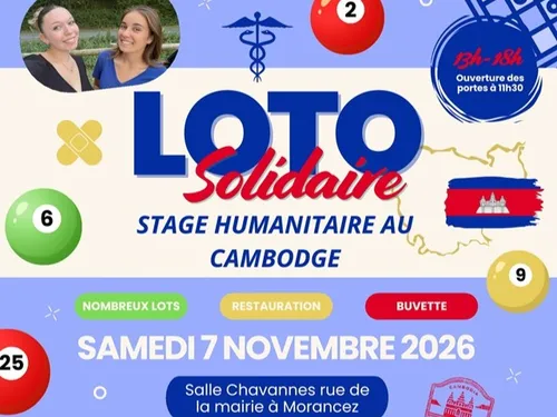 MORANCEZ - Loto Solidaire Stage Humanitaire au Cambodge
