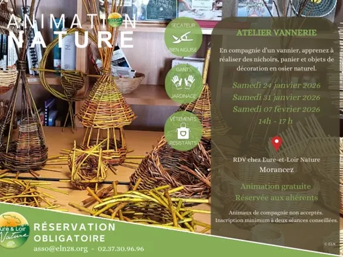 MORANCEZ - Eure-et-Loir Nature : Atelier vannerie