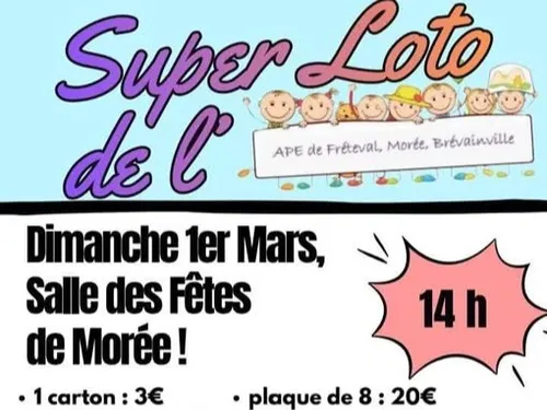 MORÉE (41) - Loto de l'APE