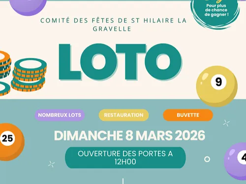 MORÉE (41) - Loto du comité des fêtes de Saint-Hilaire-la-Gravelle