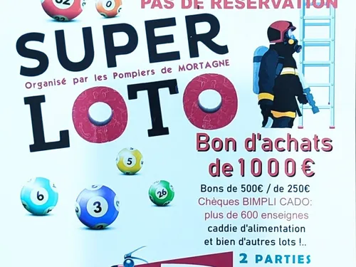 MORTAGNE-AU-PERCHE (61) - Loto des sapeurs-pompiers