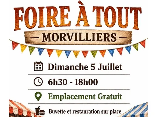 MORVILLIERS - Foire à tout