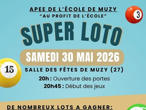 MUZY (27) - Loto de l'APEE 