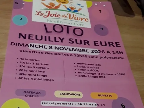 NEUILLY-SUR-EURE (61) - Loto de la Joie de Vivre