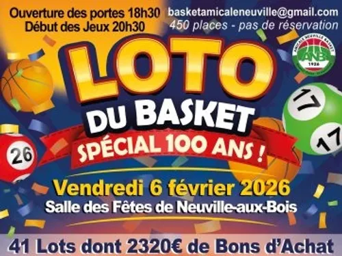 NEUVILLE-AUX-BOIS (45) - Loto du basket