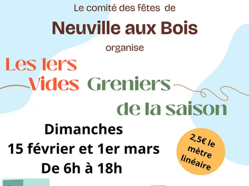 NEUVILLE-AUX-BOIS (45) – Vide-greniers du comité des fêtes