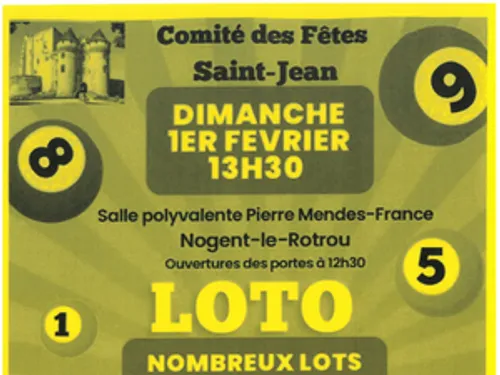 NOGENT-LE-ROTROU - Loto du comité des fêtes Saint-Jean
