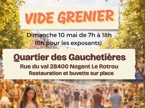 NOGENT-LE-ROTROU - Vide-greniers de l'APE du collège Pierre...