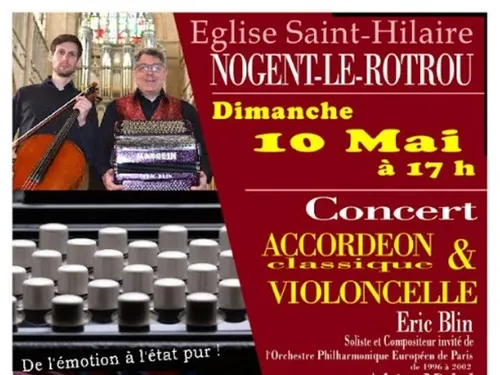 NOGENT-LE-ROTROU – Concert : Accordéon classique & violoncelle