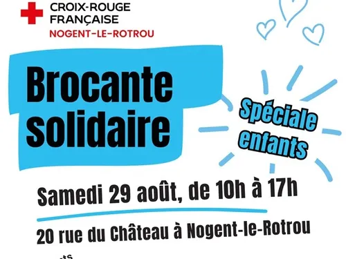 NOGENT-LE-ROTROU - Brocante solidaire de la Croix Rouge spéciale...