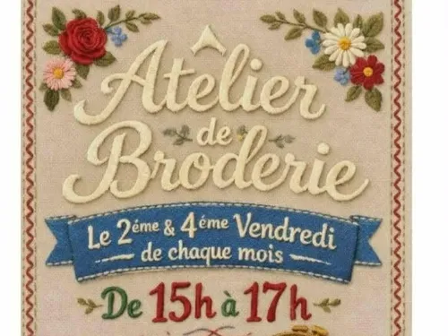 NOGENT-LE-ROTROU - Circonflexe : Atelier broderie