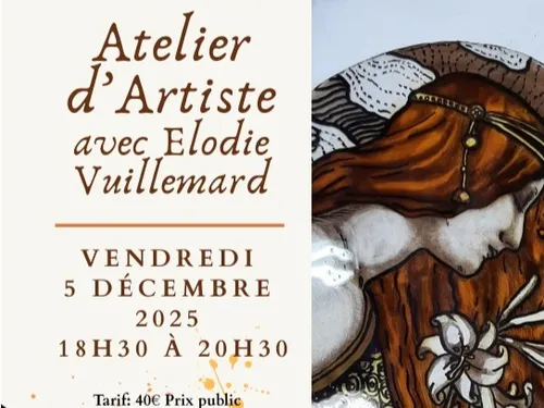 NOGENT-LE-ROI - Atelier d'artiste avec Élodie Vuillemard