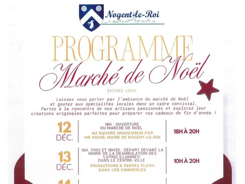 NOGENT-LE-ROI - Marché de Noël